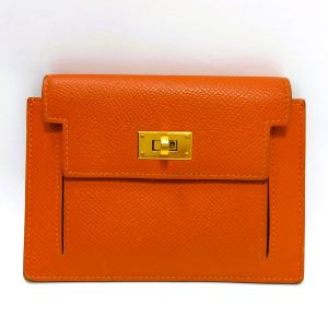 エルメス(HERMES) コンパクト財布 ケリーポケット コンパクト ウォレット ゴールド金具 エプソン Bランク 買取相場