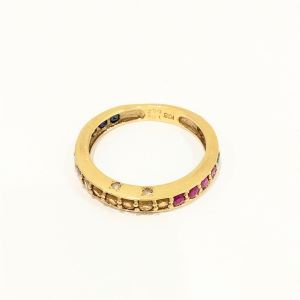18金(K18) プラチナ(Pt900) コンビ アクセサリー リング 買取相場