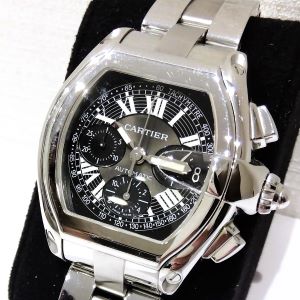 カルティエ(Cartier) 腕時計 ロードスター クロノグラフ W62007X6自動巻き SS Bランク カルティエ買取相場-町田店(東京都町田市)｜時計買取実績