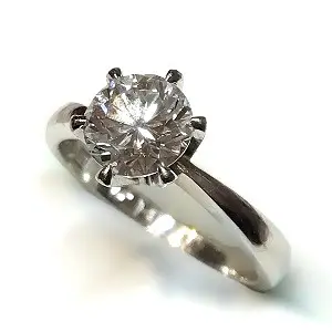 ダイヤモンド D(1.127ct Pt900 リング 買取相場
