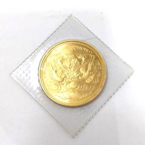 24金(K24) 投資用地金 天皇陛下御在位60年記念 10万円金貨 買取相場
