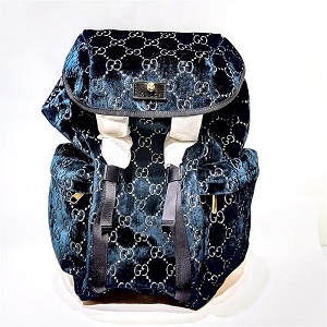 グッチ(GUCCI) GGキャンバス ベルベット バッグパック グリーン 574923 Aランク 買取相場