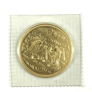 24金(K24) 記念品 天皇陛下御在位60年記念10万円金貨 買取相場-天王寺あべの店(大阪府大阪市) | 金買取実績