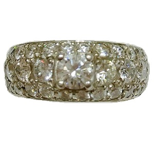 ダイヤモンド D(0.373ct J SI2 MD1.631ct Pt900 リング 買取相場