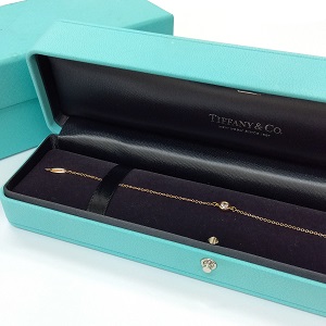 ティファニー(Tiffany&CO) ブレスレット バイザヤード 0.14ct K18 ABランク 買取相場