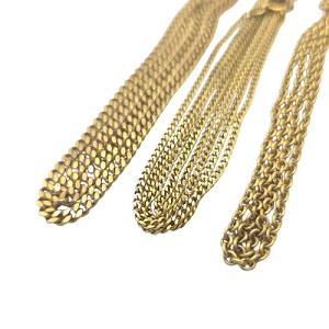 18金(K18) アクセサリー ネックレス3点 買取相場