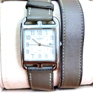 エルメス(HERMES) 腕時計 ケープコッド ドゥブルトゥール CC1.710 自動巻 SS×レザー □R刻印 Bランク エルメス(HERMES)買取相場-高槻店(大阪府高槻市) |時計買取実績