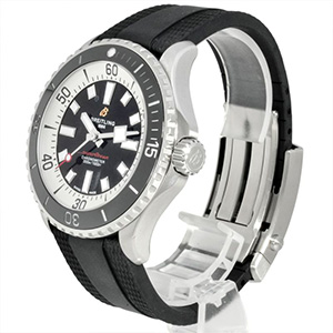 ブライトリング(BREITLING) 腕時計 スーパーオーシャン オートマチック 46 ブラック文字盤 自動巻き A17378 SS Aランク 買取相場