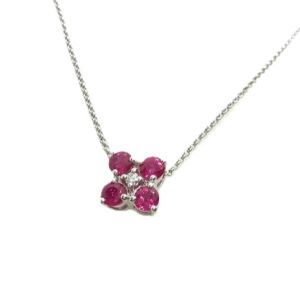 タサキ(TASAKI) ルビー MR(石目なし 推定0.4ct ダイヤモンド MD(0.09ct ネックレス Pt850 買取実績-吉祥寺店(東京都武蔵野市)｜ブランド買取実績
