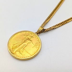 18金22金喜平ネックレスイーグル金貨ペンダント買取実績画像