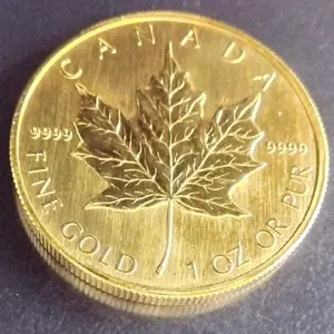 24金(K24) 投資用地金 メイプルリーフ金貨1オンス 1枚 買取相場