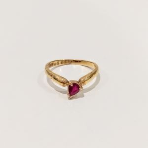 ルビー R( 0.2ct K18 リング 買取相場