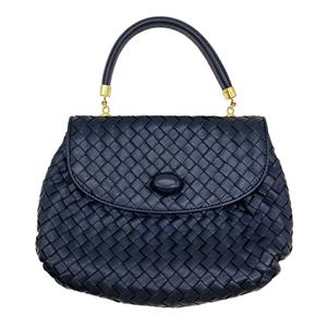 ボッテガ･ヴェネタ(Bottega Veneta) ハンドバック イントレチャート ネイビー Bランク 買取相場