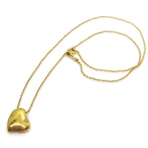 ティファニー(Tiffany&Co) フルハート 18K ネックレス Bランク 買取相場