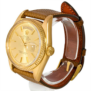 ロレックス(ROLEX) デイデイト 1803 40番台 K18YG×レザー Bランク 買取相場