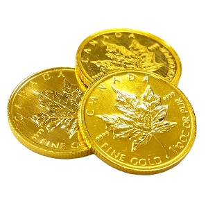 24金(K24) 投資用地金 メイプルリーフ金貨1/10オンス 3枚 買取相場