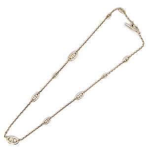 エルメス（HERMES) ネックレス シェーヌダンクル ファランドール 80㎝ SV925 Bランク 買取相場