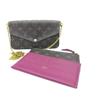 ルイ・ヴィトン(Louis Vuitton) チェーンショルダー ポシェット・フェリシー フューシャ モノグラム M81896 Aランク 買取相場