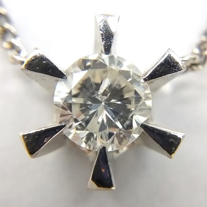 ダイヤモンド D(0.36ct I Good Pt900 ネックレス 買取相場