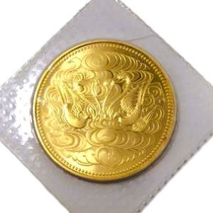 24金(K24) 記念品 天皇陛下御在位60年記念10万円金貨 買取相場