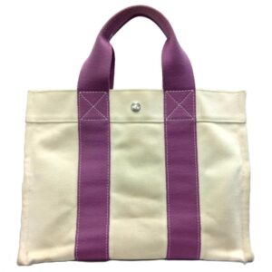 エルメス（HERMES) トートバッグ ボラボラPM パープル キャンバス Bランク 買取相場