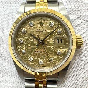 ロレックス(ROLEX) デイトジャスト コンピューター文字盤 69173G T番 YG×SS Bランク 買取相場