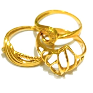 18金(K18) アクセサリー リング 買取相場