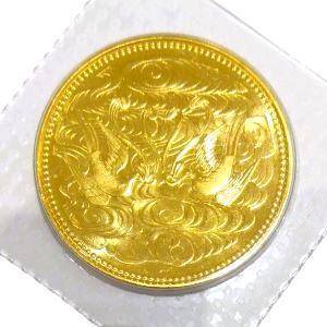 24金(K24) 記念品 天皇陛下御在位60年記念10万円金貨 買取相場 1枚 買取相場