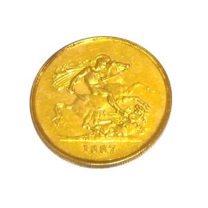 22金(K22) 投資用地金 ソブリン金貨 1オンス 買取相場