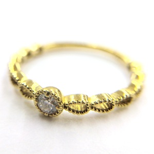 K18(18金) アクセサリー 石付リング 買取相場