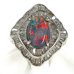 ブラックオパールリング買取実績画像