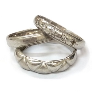 プラチナ900(Pt900) アクセサリー リング 買取相場