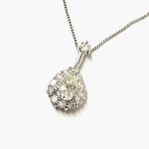 ダイヤモンドペアシェイプネックレス買取実績画像