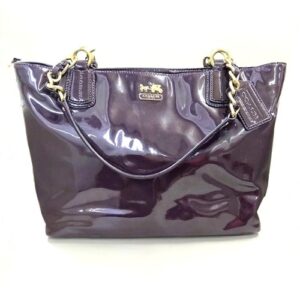 コーチ(COACH) トートバッグ エナメル パープル 20484 ABランク 買取相場