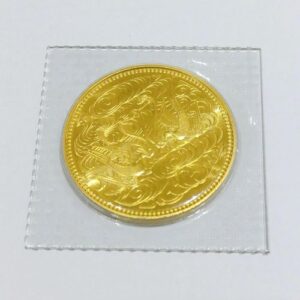 24金(K24) 投資用地金 天皇陛下御在位60年記念10万円金貨 買取相場
