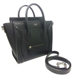セリーヌ(CELINE) ラゲージ ナノショッパー ブラック Aランク 買取相場