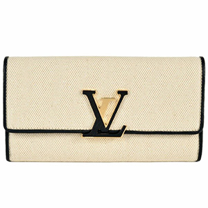ルイ・ヴィトン(Louis Vuitton) 長財布 ポルトフォイユ・カプシーヌ キャンバス×レザー M81305 ABランク 買取相場