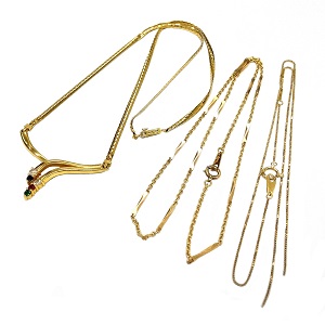 18金(K18) アクセサリー ネックレス 買取相場