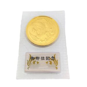 24金(K24) 天皇陛下御在位60年記念10万円金貨 買取相場