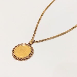 18金(K18)24金(K24)コンビ アクセサリー ネックレス 買取相場