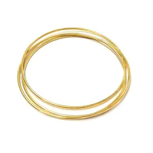 18金(K18) アクセサリー 3連バングル 買取相場