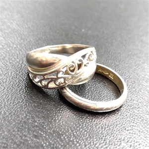 プラチナ900(Pt900) アクセサリー 指輪2点 買取相場