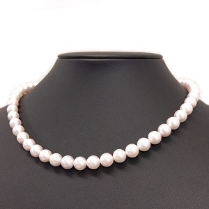 パール P(7.5mm～8.0㎜) SILVER金具 ネックレス 買取相場