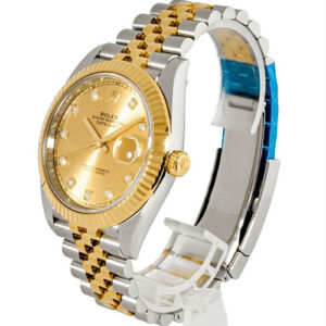 ロレックス ROLEX 126333G デイトジャスト 41 ランダムシリアル 腕時計 シャンパン文字盤 YG×SS メンズ Bランク 買取相場