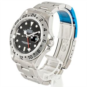 ロレックス(ROLEX) 16570 エクスプローラーII A番 腕時計 ブラック文字盤 買取相場