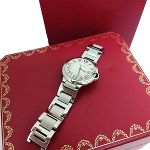 カルティエ(Cartier) バロンブルー AT3284 自動巻き AB ランク 買取相場