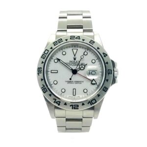 ロレックス(ROLEX) エクスプローラーⅡ 16550 R番 白文字盤 買取相場