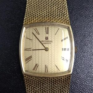 ユニバーサル・ジュネーヴ(UNIVERSAL GENEVE) ケース一体型腕時計 クォーツ 14金(K14) 金無垢 Aランク 買取相場