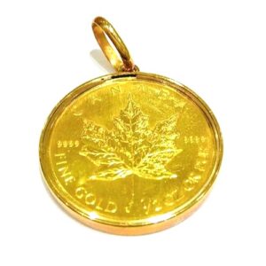 24金(K24) 18金(K18) コンビ メイプルリーフ金貨 1/2oz トップ 買取相場