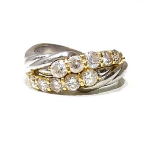 ダイヤモンド MD(1.00ct Pt900 K18 リング 買取相場